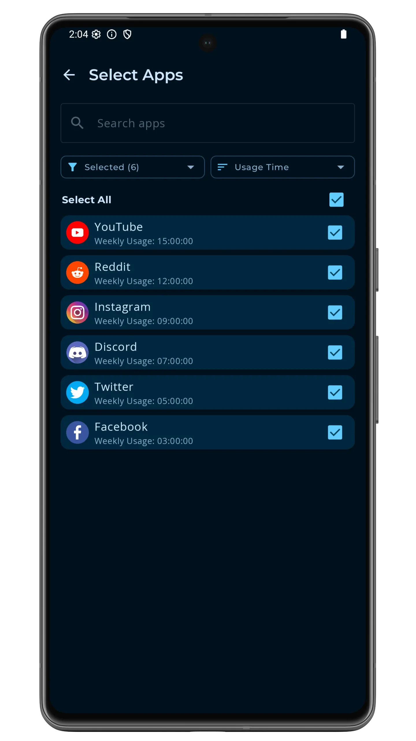 Step 01: Select Apps